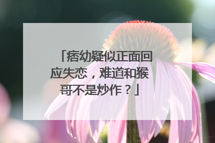 痞幼疑似正面回应失恋,难道和猴哥不是炒作?