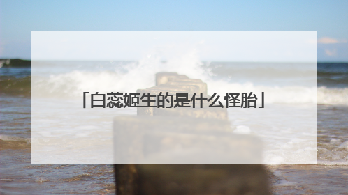 白蕊姬生的是什么怪胎
