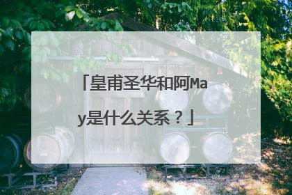 皇甫圣华和阿May是什么关系？