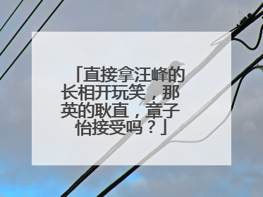 直接拿汪峰的长相开玩笑，那英的耿直，章子怡接受吗？