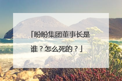 盼盼集团董事长是谁？怎么死的？