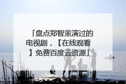 盘点郑智薰演过的电视剧，【在线观看】免费百度云资源