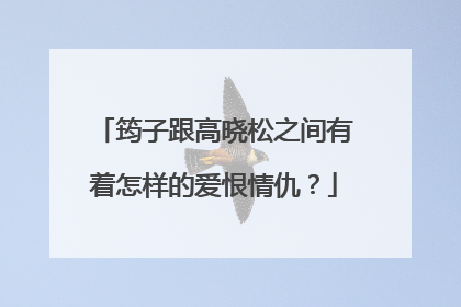 筠子跟高晓松之间有着怎样的爱恨情仇？