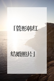 管彤韩红结婚照片