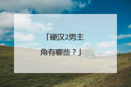 硬汉2男主角有哪些?