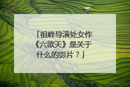 祖峰导演处女作《六欲天》是关于什么的影片?