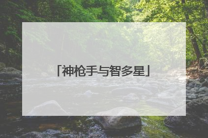 神枪手与智多星