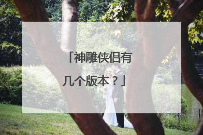 神雕侠侣有几个版本?