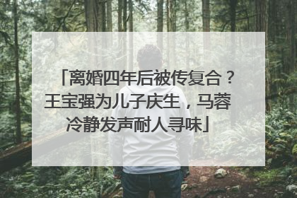 离婚四年后被传复合？王宝强为儿子庆生，马蓉冷静发声耐人寻味