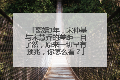 离婚3年,宋仲基与宋慧乔的差距一目了然,原来一切早有预兆,你怎么看?