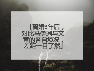 离婚3年后,对比马伊琍与文章的各自境况,差距一目了然