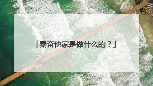 秦奋他家是做什么的？