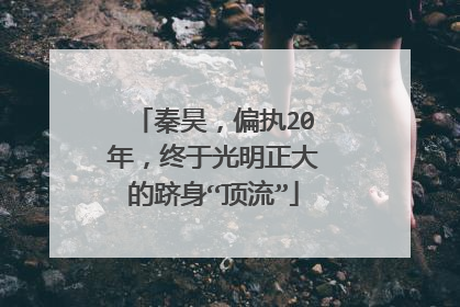 秦昊，偏执20年，终于光明正大的跻身“顶流”