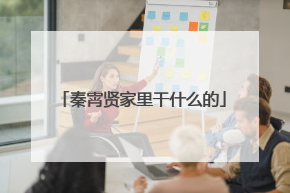 秦霄贤家里干什么的