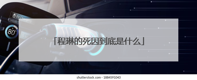 程琳的死因到底是什么
