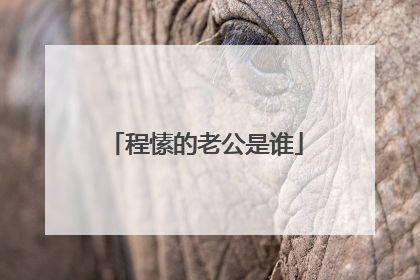 程愫的老公是谁