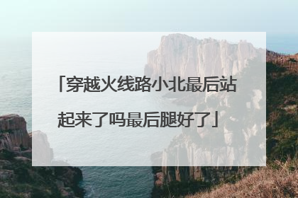 穿越火线路小北最后站起来了吗最后腿好了