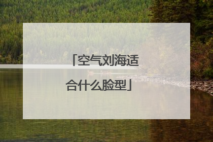 空气刘海适合什么脸型
