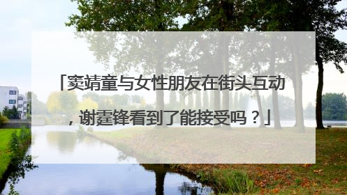 窦靖童与女性朋友在街头互动,谢霆锋看到了能接受吗?