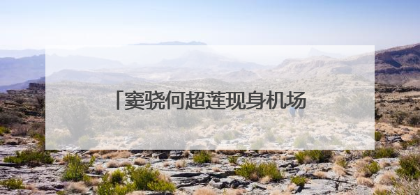 窦骁何超莲现身机场狂撒狗粮，二人的爱情故事是怎样的？