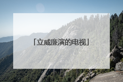 立威廉演的电视