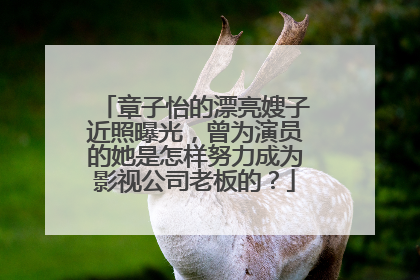 章子怡的漂亮嫂子近照曝光,曾为演员的她是怎样努力成为影视公司老板的?