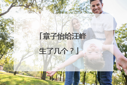 章子怡给汪峰生了几个？