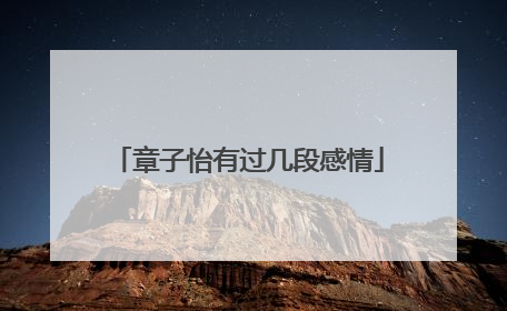 章子怡有过几段感情