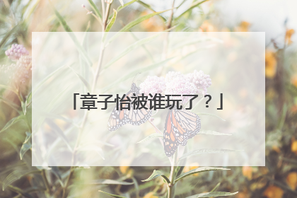 章子怡被谁玩了？