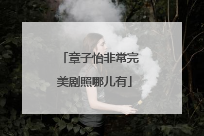 章子怡非常完美剧照哪儿有