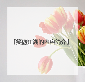 笑傲江湖的内容简介