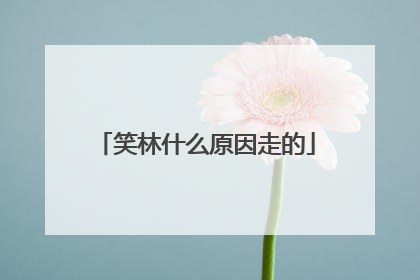 笑林什么原因走的