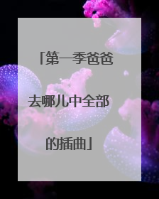 第一季爸爸去哪儿中全部的插曲