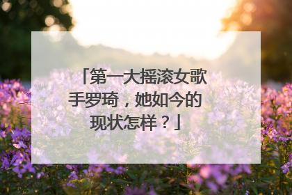 第一大摇滚女歌手罗琦,她如今的现状怎样?