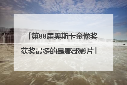 第88届奥斯卡金像奖获奖最多的是哪部影片