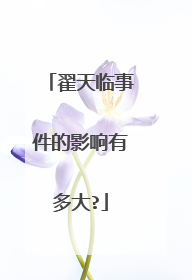 翟天临事件的影响有多大?