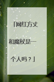 网红方丈和魔杖是一个人吗？