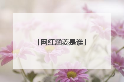 网红涵菱是谁