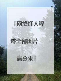 网络红人程琳全部图片 高分求