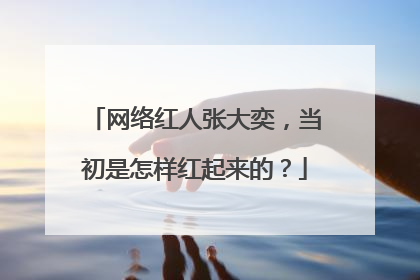 网络红人张大奕,当初是怎样红起来的?