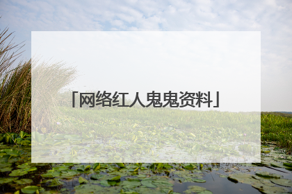 网络红人鬼鬼资料