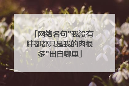 网络名句