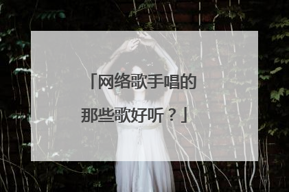 网络歌手唱的那些歌好听?