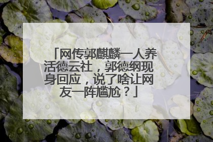 网传郭麒麟一人养活德云社,郭德纲现身回应,说了啥让网友一阵尴尬?