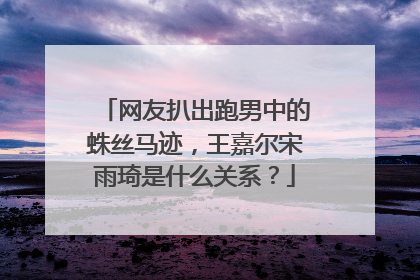 网友扒出跑男中的蛛丝马迹，王嘉尔宋雨琦是什么关系？