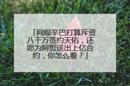 网曝辛巴打算斥资八千万签约天佑,还愿为阿哲送出上亿合约,你怎么看?