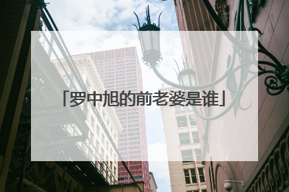 罗中旭的前老婆是谁