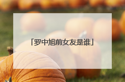 罗中旭前女友是谁