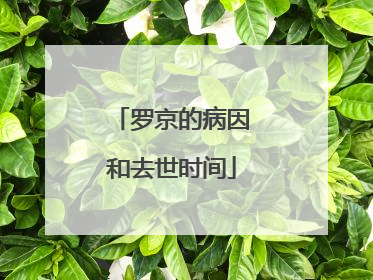 罗京的病因和去世时间