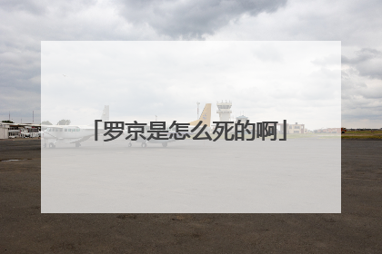 罗京是怎么死的啊